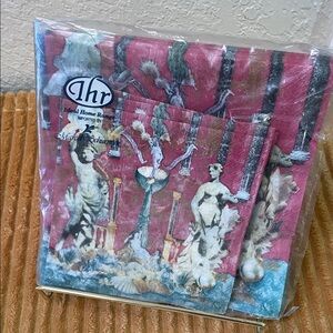 Vintage Pink Disposable Napkins printed in Germany